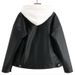 Cropped Biker Jacket For Women – Oversized Fit With Vintage Distressed Leather ( Streetwear Staple)_ecoleips.com