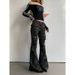 Women's Clothing Workwear Jeans Slimming And Hip Enhancing Flared Pants Slim Fitting And Drapey Floor Length Pants Casual And Versatile_ecoleips.com