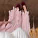 Light Flowing Pleated For Women New Style Large Hem Slimming Ruched A-line Skirt_ecoleips.com