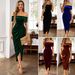 Voya Women's European And American Velvet 2026 Autumn/Winter Foreign Trade Elegant Off-Shoulder Long Dress With Noble Demeanor Evening Gown_ecoleips.com