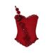 Purely Alluring Hot Girl Design, Heavy-duty Red Fishbone Strapless For Women, New Summer Style, Waist-cinching And_ecoleips.com