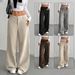 Velvet-Touch Corduroy Pants – Fluid Drape & Architectural Silhouette_ecoleips.com
