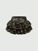 Double Layer High Waisted Women's Mini Skirt Sweet Cool Street Style Summer Outfit with Rhinestone A-Line Camouflage Pleated Hot Girl_ecoleips.com