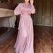 Women's Clothing Hot Diamond Long Robe Swing Evening Dress_ecoleips.com