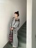 Gray Long-sleeve Hoodie With Shawl For Women, Autumn Winter New Style, Loose And Casual Sports Three-piece Set, Trendy_ecoleips.com