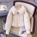 Women's Clothing Puffer Jacket Oversized Thickened Fashionable Large Lapel Korean Style Short Coat For Petite Height Enhancement_ecoleips.com