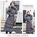 Women's Clothing Long Padded Coat With Faux Fur Hood, Warm Winter Jacket, Slim Fit Overcoat, Polyester Shell, Available In Multiple Colors_ecoleips.com