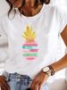 Clothes Fashion Flower Floral New 90s Casual Summer T Clothing T-shirts Short Sleeve Ladies Women Print Female Graphic Tee_ecoleips.com