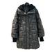 Women’s Knee-Length Down Jacket With Detachable Knit Hat – Winter Warmth & Style (Black/Grey/White/Brown, One Size)_ecoleips.com