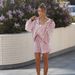 Voya Women’s Plush Hooded Tracksuit Set – Dusty Blue Tie-Dye Lounge Shorts + Oversized Zip-Up Sweatshirt, Cozy Casual Wear, EU Home & Street Style_ecoleips.com
