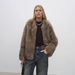 Toka Mao Mao Jacket Medium And Long Winter Temperament Versatile V-neck Mao Mao Jacket_ecoleips.com