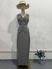 Women's Two Piece Set Sleeveless Midi Skirt Solid Color Loose Fitting Lightweight Summer Outfit_ecoleips.com