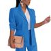 AL304 Independent Station European American Women's Fashion Suit Jacket Loose Fit OL Office Commuting Solid Color_ecoleips.com