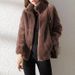 Women’s Fleece-Lined Zip-Up Hoodie – High Neck Winter Coat With Double-Sided Plush, Oversized Fit & Trendy Colors (M-6XL, Cozy & Stylish)_ecoleips.com