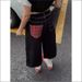 Women's Clothing Cow Women's Black Cropped Jeans Sexy High Street Fashion Checkerboard Patchwork Hot Girl Street Style Jeans_ecoleips.com