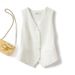 Women's Clothing Suit vest women's small vest 2023 spring and autumn new slim fit outer wear layered women's waistcoat black short vest_ecoleips.com