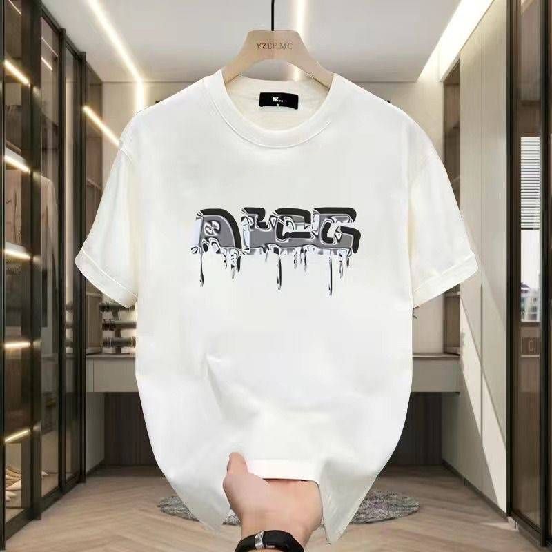 2025 summer loose men and women pullover 100% cotton short sleeve T-shirt_ecoleips.com