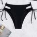 New European And American Swim Trunks Women Foreign Trade Cross Border Fashion Sexy Hollow Drawstring Manufacturer Wholesale_ecoleips.com