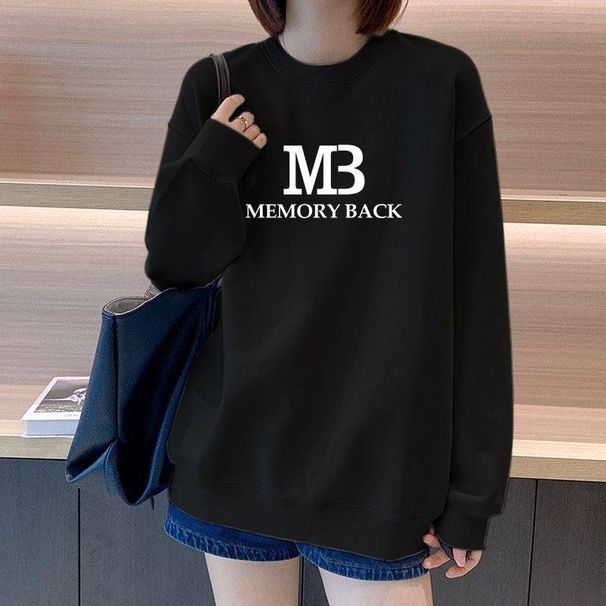 FW25 Matching Couple Cotton Crew Neck Sweatshirt - His & Hers_ecoleips.com