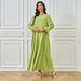 2024 High-Quality Middle Eastern Muslim Women's Abaya Simple Solid Color Casual Fashion Robe Dress For Women_ecoleips.com