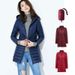 Women's Lightweight Down Jacket Winter Coat Slim Fit Mid-Length Warm Hooded Parka With White Duck Feather_ecoleips.com
