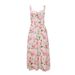Women's Sexy French Floral Print Halter Backless Bodycon Mini Dress – Rustic Resort Summer Gown_ecoleips.com