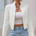 Women's Clothing Korean-Style Short Zipper Cardigan – Lightweight Knit Sweater For Women_ecoleips.com
