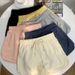 Women's High-Waisted A-Line Wide Leg Shorts Korean Style Thin Casual Sports Hot Pants Summer Hot Girl Loose Fit Home Wear_ecoleips.com
