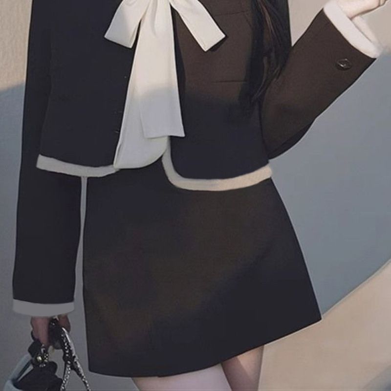 2025 New Spring Women's Clothing Light High-End Feel Feminine Skirt Two-Piece Set_ecoleips.com