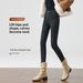 Fleece-lined Skinny Jeans For Women, 2025 New Model, Dark Blue High-waisted Stretchy Pencil Pants, Winter Tight Pants_ecoleips.com
