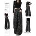 American Retro Camouflage Wide-leg Jeans For Women, Autumn 2026 New Style, Loose Straight High-waisted Plus-size Work_ecoleips.com