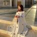 Women's Clothing New Dubai Abaya Loose Trumpet Sleeve Bow Robe Dress_ecoleips.com