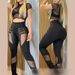 Chic PU Blend Pants – Slim Fit Stitched Design – Black High-Waisted Trousers For Women (S/M/L/XL)_ecoleips.com