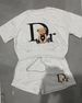 DR Women's Slim Fit Bear Print Pant Set Casual Sportswear Two Piece Student Outfit Korean Style Thin Summer FashionDR_ecoleips.com