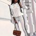 Classic Women's Fashionable Casual Two Piece Set Black And White Striped Hooded Top With Long Sleeves And Printed Trousers_ecoleips.com