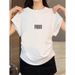 Women's Flutter Sleeve T-Shirt – Slimming Ruched Waist & Structured Shoulder (M-2XL, 7 Colors)_ecoleips.com