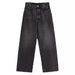 Women’s Clothing cat whiskers and maliu loose wide leg jeans for women_ecoleips.com