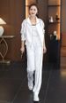Women's Casual Sportswear Set Fashionable Cardigan Sweatshirt & Wide Leg Pants Two-Piece Autumn Outfit_ecoleips.com