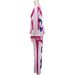 Plus Size Fashion Pant Set V Neck Long Sleeve Top With Wide Open Slit Flared Pants For Women_ecoleips.com
