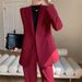 Women's Clothing Autumn Small Suit Jacket Spring And Autumn Two Piece Suit Small Red Loose Casual Suit_ecoleips.com