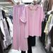 Women's European Style Two Piece Set Loose Fitting Short Sleeved T-Shirt And Wide Leg Trousers With Elastic Waist Heavy Rhinestone Embellishments_ecoleips.com