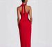 SDM220 Strapless Halter Neck Dress For Women Elegant Sexy Slit Design For Vacation First Hand Source_ecoleips.com