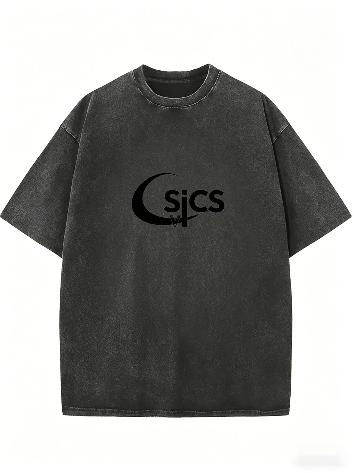 Ladies Soft Washed Cotton T-Shirt, Solid Black White Slim Short Sleeve Top, Comfortable Bodycon Casual Daily Outfit_ecoleips.com