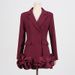 Women's Clothing Patchwork Skirt High End Suit 3D Floral Design Short Dress Spring New Style For Party Wear_ecoleips.com