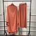 Women's Clothing Large Swing Solid Color Top Skirt Two Piece Suit_ecoleips.com