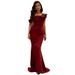 Women's Clothing High Waist Temperament Commuter Healthy Cloth Long Skirt Solid Color Self Cultivation Small Trailing Evening Dress_ecoleips.com