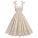 European And American Style Women's Embroidered Suspender Cocktail Dress Cross Border Fashion 8771_ecoleips.com