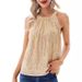 2026 Independent Station European And American Spring/Summer Women's Halter Round Neck Top Sequined Fashion_ecoleips.com