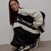 New Casual Women's Clothing Fashion Contrasting Color Drawstring Sports Jacket Trousers Set European And American Two-piece Set_ecoleips.com