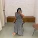 2023 Striped Knit Sleeveless Hollowed Out Beach Bohemian Casual Long Dress For Women_ecoleips.com